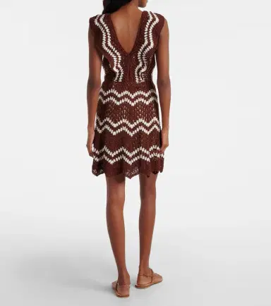 Anna Kosturova Melissa crochet cotton minidress | Thumbnail 5 Anna Kosturova Melissa crochet cotton minidress | Thumbnail 5