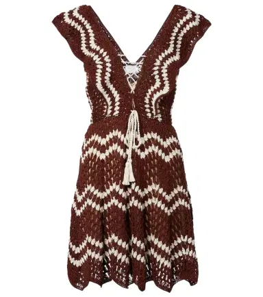 Anna Kosturova Melissa crochet cotton minidress | Thumbnail 1 Anna Kosturova Melissa crochet cotton minidress | Thumbnail 1