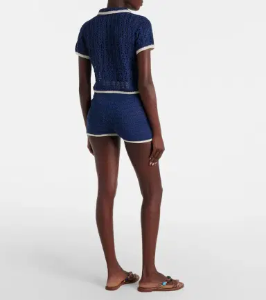 Anna Kosturova Crochet cotton shorts | Thumbnail 3 Anna Kosturova Crochet cotton shorts | Thumbnail 3