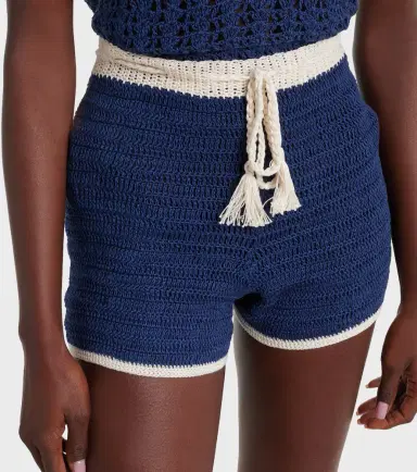Anna Kosturova Crochet cotton shorts | Thumbnail 4 Anna Kosturova Crochet cotton shorts | Thumbnail 4