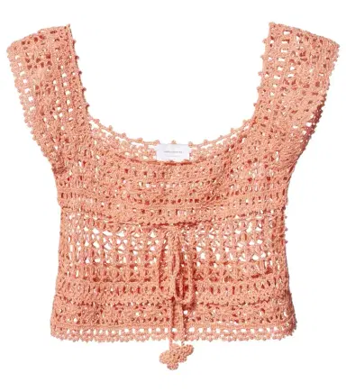 Anna Kosturova Deauville crochet cotton crop top | Thumbnail 1 Anna Kosturova Deauville crochet cotton crop top | Thumbnail 1