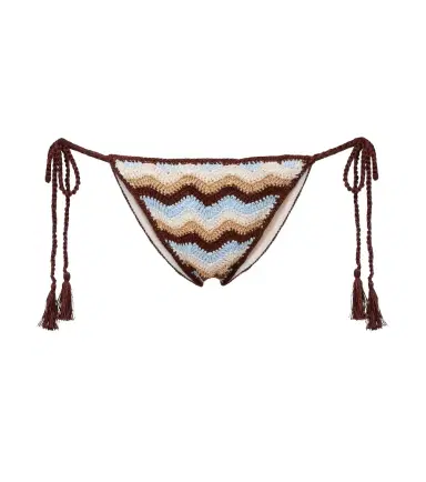 Anna Kosturova Summer Chevron crochet cotton bikini bottoms | Thumbnail 1 Anna Kosturova Summer Chevron crochet cotton bikini bottoms | Thumbnail 1