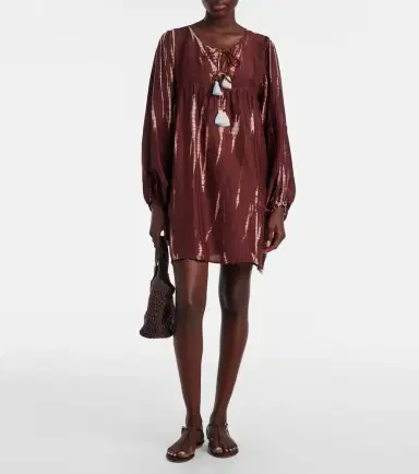 Anna Kosturova Hailey tie-dye silk minidress | Thumbnail 4 Anna Kosturova Hailey tie-dye silk minidress | Thumbnail 4