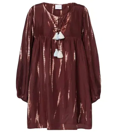 Anna Kosturova Hailey tie-dye silk minidress | Thumbnail 1 Anna Kosturova Hailey tie-dye silk minidress | Thumbnail 1