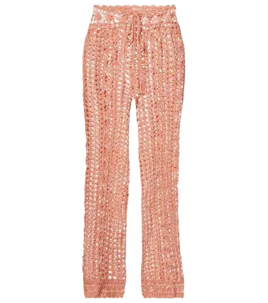 Anna Kosturova Crochet cotton wide-leg pants | Thumbnail 1 Anna Kosturova Crochet cotton wide-leg pants | Thumbnail 1