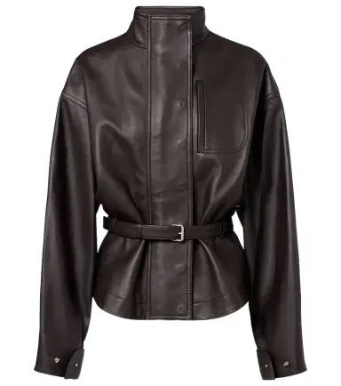 Jacquemus Ciro belted leather jacket | Thumbnail 1 Jacquemus Ciro belted leather jacket | Thumbnail 1