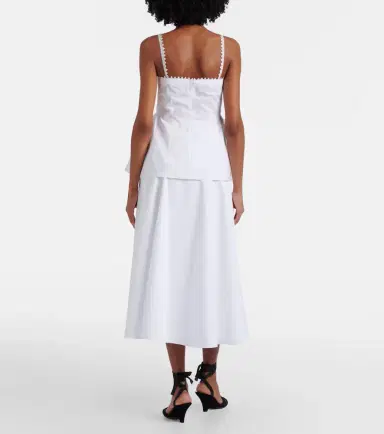 Jacquemus Triangle cotton-blend midi skirt | Thumbnail 5 Jacquemus Triangle cotton-blend midi skirt | Thumbnail 5