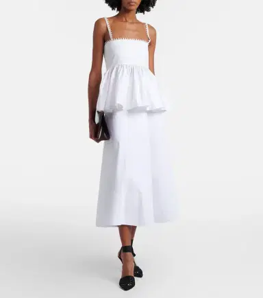 Jacquemus Triangle cotton-blend midi skirt | Thumbnail 6 Jacquemus Triangle cotton-blend midi skirt | Thumbnail 6