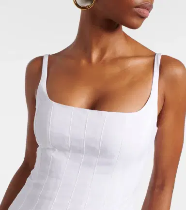 Jacquemus Cotton midi dress | Thumbnail 3 Jacquemus Cotton midi dress | Thumbnail 3