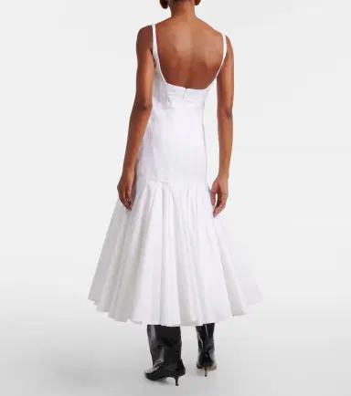 Jacquemus Cotton midi dress | Thumbnail 5 Jacquemus Cotton midi dress | Thumbnail 5