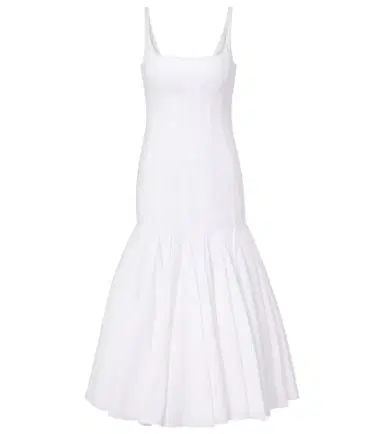 Jacquemus Cotton midi dress | Thumbnail 1 Jacquemus Cotton midi dress | Thumbnail 1