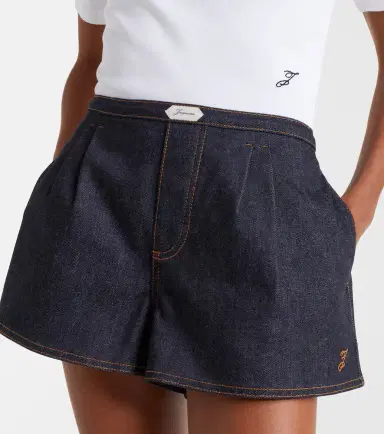 Jacquemus Logo denim shorts | Thumbnail 3 Jacquemus Logo denim shorts | Thumbnail 3