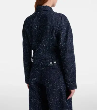 Jacquemus Ovalo de-Nîmes embroidered denim jacket | Thumbnail 3 Jacquemus Ovalo de-Nîmes embroidered denim jacket | Thumbnail 3