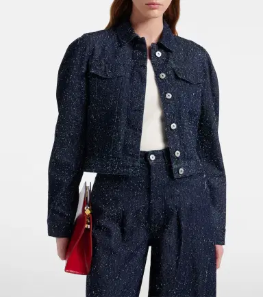 Jacquemus Ovalo de-Nîmes embroidered denim jacket | Thumbnail 5 Jacquemus Ovalo de-Nîmes embroidered denim jacket | Thumbnail 5
