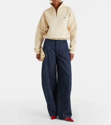 Jacquemus Logo barrel-leg jeans | Thumbnail 4 Jacquemus Logo barrel-leg jeans | Thumbnail 4