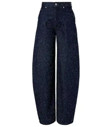 Jacquemus Logo barrel-leg jeans | Thumbnail 1 Jacquemus Logo barrel-leg jeans | Thumbnail 1