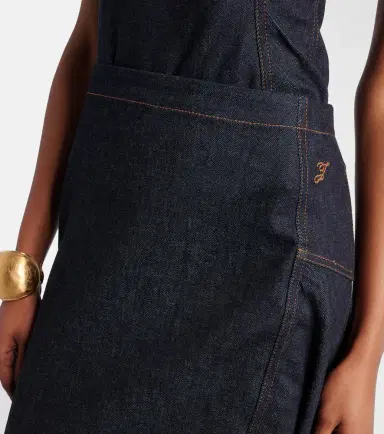 Jacquemus Lavoir de-Nîmes godet denim midi skirt | Thumbnail 2 Jacquemus Lavoir de-Nîmes godet denim midi skirt | Thumbnail 2