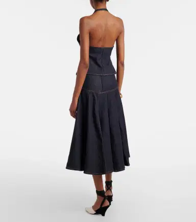 Jacquemus Lavoir de-Nîmes godet denim midi skirt | Thumbnail 6 Jacquemus Lavoir de-Nîmes godet denim midi skirt | Thumbnail 6