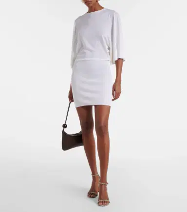 Jacquemus Mananco wool and silk minidress | Thumbnail 2 Jacquemus Mananco wool and silk minidress | Thumbnail 2