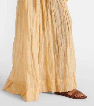 Plan C Scarf-detail cotton-blend maxi dress | Thumbnail 5 Plan C Scarf-detail cotton-blend maxi dress | Thumbnail 5