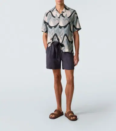 Frescobol Carioca Roberto printed linen bowling shirt | Thumbnail 3 Frescobol Carioca Roberto printed linen bowling shirt | Thumbnail 3