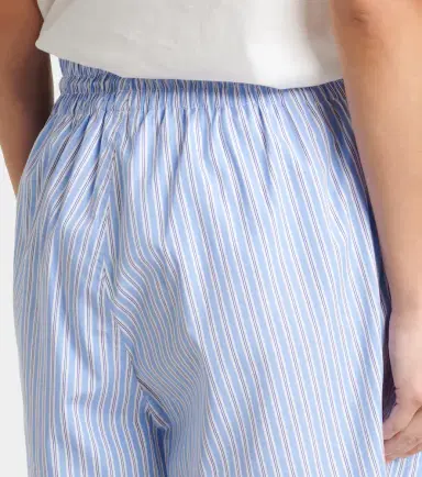 Plan C Striped cotton shorts | Thumbnail 2 Plan C Striped cotton shorts | Thumbnail 2