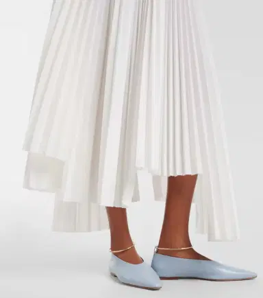 Plan C Plissé asymmetric muslin maxi skirt | Thumbnail 6 Plan C Plissé asymmetric muslin maxi skirt | Thumbnail 6