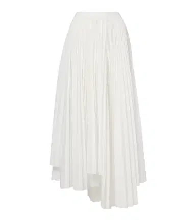 Plan C Plissé asymmetric muslin maxi skirt | Thumbnail 1 Plan C Plissé asymmetric muslin maxi skirt | Thumbnail 1