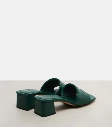 Bottega Veneta Parco Intrecciato leather mules | Thumbnail 2 Bottega Veneta Parco Intrecciato leather mules | Thumbnail 2