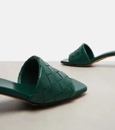 Bottega Veneta Parco Intrecciato leather mules | Thumbnail 4 Bottega Veneta Parco Intrecciato leather mules | Thumbnail 4
