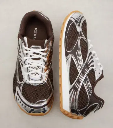 Bottega Veneta Orbit leather-trimmed sneakers | Thumbnail 2 Bottega Veneta Orbit leather-trimmed sneakers | Thumbnail 2