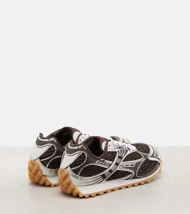 Bottega Veneta Orbit leather-trimmed sneakers | Thumbnail 4 Bottega Veneta Orbit leather-trimmed sneakers | Thumbnail 4