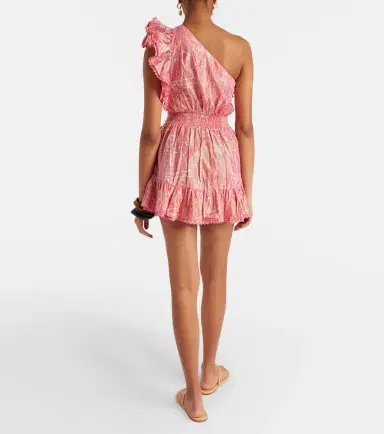 Poupette St Barth Corinne cotton-blend lamé minidress | Thumbnail 5 Poupette St Barth Corinne cotton-blend lamé minidress | Thumbnail 5