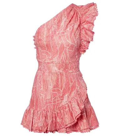 Poupette St Barth Corinne cotton-blend lamé minidress | Thumbnail 1 Poupette St Barth Corinne cotton-blend lamé minidress | Thumbnail 1