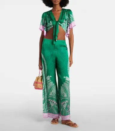 Poupette St Barth Clea printed wide-leg pants | Thumbnail 6 Poupette St Barth Clea printed wide-leg pants | Thumbnail 6