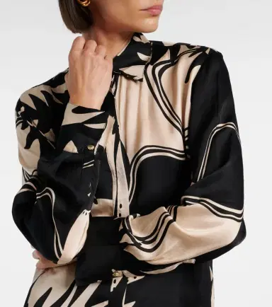 Poupette St Barth Eileen printed blouse | Thumbnail 3 Poupette St Barth Eileen printed blouse | Thumbnail 3