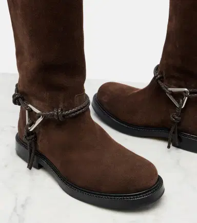 Bottega Veneta James Knot suede knee-high boots | Thumbnail 3 Bottega Veneta James Knot suede knee-high boots | Thumbnail 3