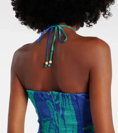Poupette St Barth Collina printed strapless midi dress | Thumbnail 3 Poupette St Barth Collina printed strapless midi dress | Thumbnail 3