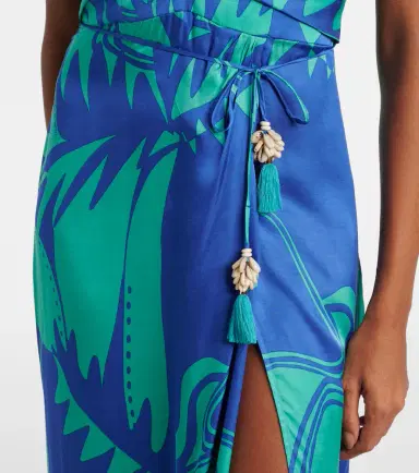 Poupette St Barth Collina printed strapless midi dress | Thumbnail 5 Poupette St Barth Collina printed strapless midi dress | Thumbnail 5