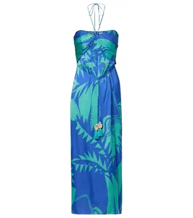 Poupette St Barth Collina printed strapless midi dress | Thumbnail 1 Poupette St Barth Collina printed strapless midi dress | Thumbnail 1