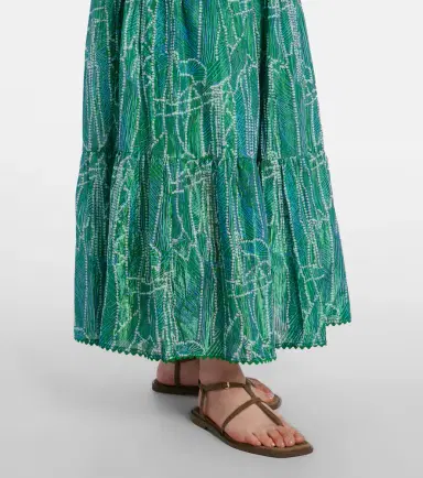 Poupette St Barth Thelma printed cotton-blend maxi dress | Thumbnail 3 Poupette St Barth Thelma printed cotton-blend maxi dress | Thumbnail 3