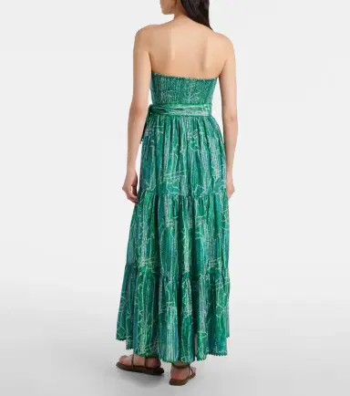 Poupette St Barth Thelma printed cotton-blend maxi dress | Thumbnail 4 Poupette St Barth Thelma printed cotton-blend maxi dress | Thumbnail 4