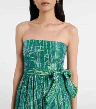 Poupette St Barth Thelma printed cotton-blend maxi dress | Thumbnail 6 Poupette St Barth Thelma printed cotton-blend maxi dress | Thumbnail 6