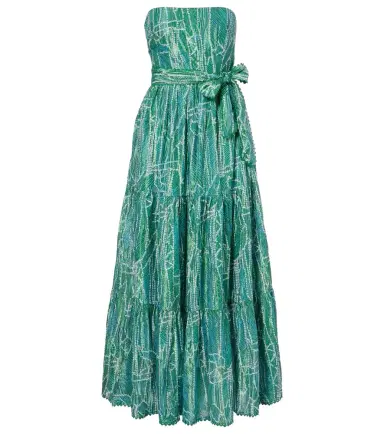 Poupette St Barth Thelma printed cotton-blend maxi dress | Thumbnail 1 Poupette St Barth Thelma printed cotton-blend maxi dress | Thumbnail 1
