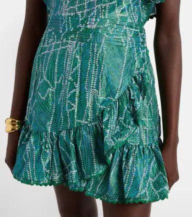 Poupette St Barth Corinne printed cotton-blend minidress | Thumbnail 3 Poupette St Barth Corinne printed cotton-blend minidress | Thumbnail 3