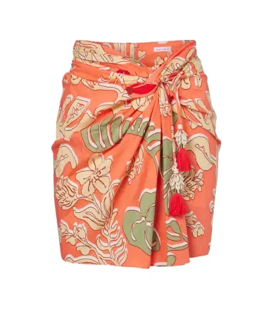 Poupette St Barth Tilda gathered printed cotton miniskirt | Thumbnail 1 Poupette St Barth Tilda gathered printed cotton miniskirt | Thumbnail 1