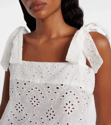 Poupette St Barth Noa broderie anglaise cotton top | Thumbnail 5 Poupette St Barth Noa broderie anglaise cotton top | Thumbnail 5