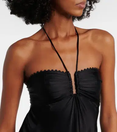 Poupette St Barth Halterneck maxi dress | Thumbnail 4 Poupette St Barth Halterneck maxi dress | Thumbnail 4