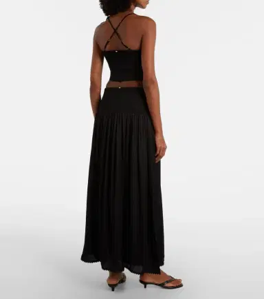 Poupette St Barth Scalloped maxi skirt | Thumbnail 4 Poupette St Barth Scalloped maxi skirt | Thumbnail 4