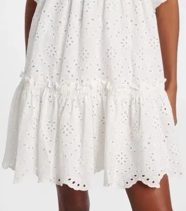 Poupette St Barth Cruz broderie anglaise cotton minidress | Thumbnail 2 Poupette St Barth Cruz broderie anglaise cotton minidress | Thumbnail 2